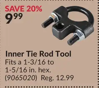 Princess Auto Inner Tie Rod Tool offer