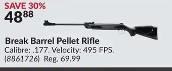 Princess Auto Break Barrel Pellet Rifle offer