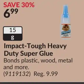 Princess Auto Impact-Tough Heavy Duty Super Glue offer