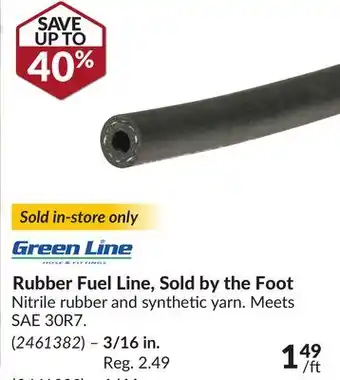 Princess Auto 3/16 in. Rubber Fuel Line, Sold by the Foot offer