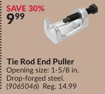 Princess Auto Tie Rod End Puller offer