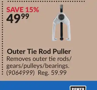 Princess Auto Outer Tie Rod Puller offer