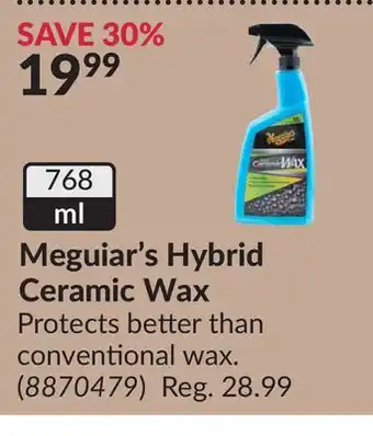 Princess Auto Hybrid Ceramic Wax offer