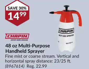 Princess Auto 48 oz Multi-Purpose Handheld Sprayer offer