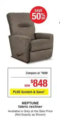 La Z Boy NEPTUNE fabric recliner offer