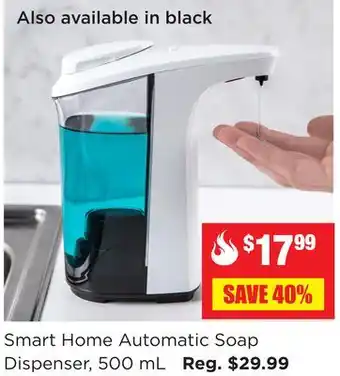 Kitchen Stuff Plus Smart Home Automatic Soap Dispenser offer