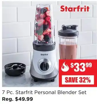 Kitchen Stuff Plus 7 Pc. Starfrit Personal Blender Set offer