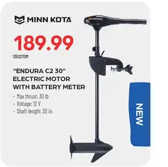 Pronature ENDURA C2 30 ELECTRIC MOTOR WITH BATTERY METER offer