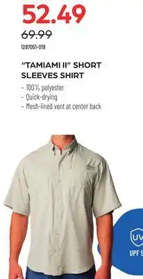 Pronature TAMIAMI II SHORT SLEEVES SHIRT offer