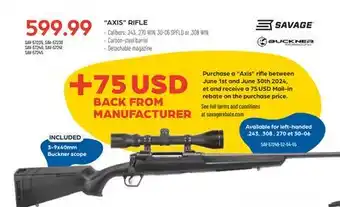 Pronature AXIS RIFLE offer