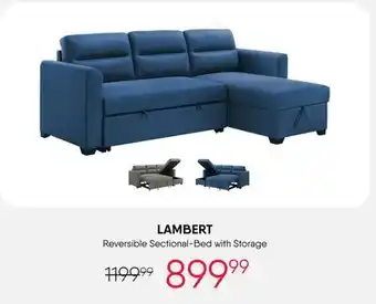 Meubles RD Reversible Sectional-Bed with Storage offer