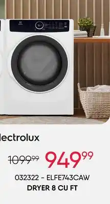 Meubles RD DRYER 8 CU FT offer