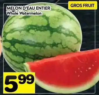 Supermarché PA MELON D'EAU ENTIER offer