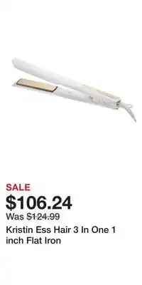 Well Kristin Ess Hair 3 In One 1 inch Flat Iron offer