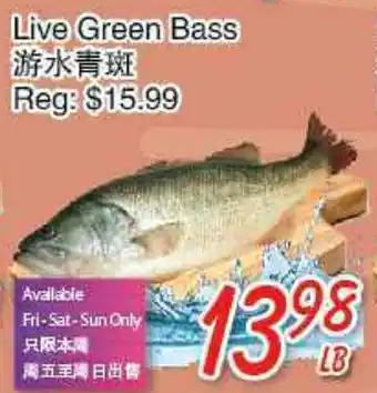 Foody Mart Live Green Bass offer