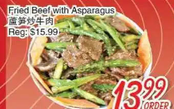Foody Mart Fried Beef with Asparagus offer