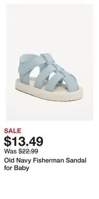 Old Navy Old Navy Fisherman Sandal for Baby offer