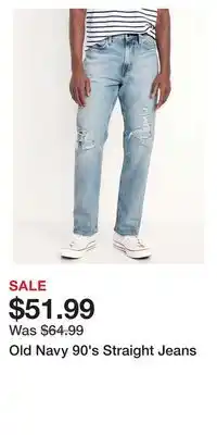 Old Navy Old Navy 90's Straight Jeans offer