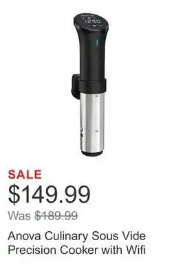 Costco Anova Culinary Sous Vide Precision Cooker with Wifi offer