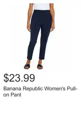 Costco Banana Republic Women's Pull-on Pant offer