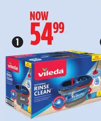 Canadian Tire Vileda EasyWring RinseClean Spin Mop System offer