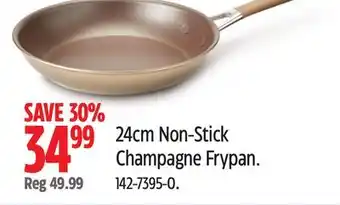 Canadian Tire Paderno 24cm Non-Stick Champagne Frypan offer