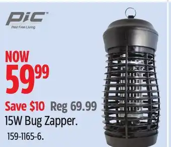 Canadian Tire PIC 15W Bug Zapper offer
