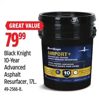Canadian Tire Black Knight 10-Year Advanced Asphalt Resurfacer, 17L offer