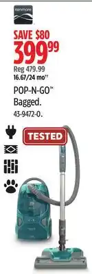 Canadian Tire Kenmore POP-N-GO Bagged offer