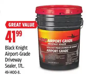 Canadian Tire Black Knight Airport-Grade Driveway Sealer, 17L offer