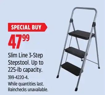 Canadian Tire Slim Line 3-Step Stepstool offer