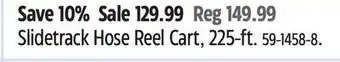 Canadian Tire Suncast Slidetrack Hose Reel Cart, 225-ft offer