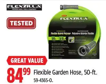 Canadian Tire Flexzilla Flexible Garden Hose, 50-ft offer