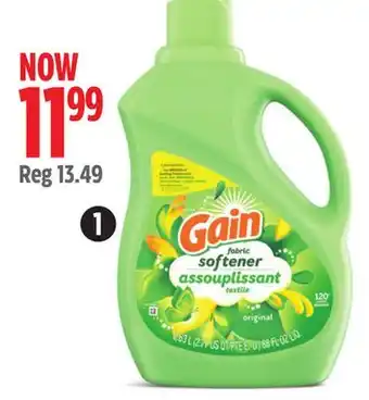 Canadian Tire Gain Liquid Fabric Softener, Original offer