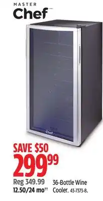 Canadian Tire Master Chef 36-Bottle Wine Cooler offer