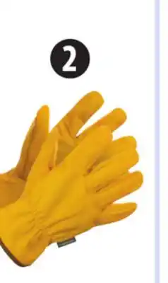 Canadian Tire Yardworks Full-Grain Leather Work Gloves offer