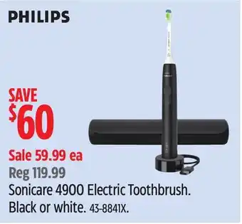 Canadian Tire Philips Sonicare 4900 Electric Toothbrush offer