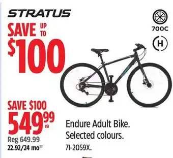 Canadian Tire Stratus Endure Adult Bike offer
