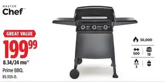 Canadian Tire Master Chef Prime BBQ offer