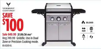 Canadian Tire Vermont Castings Griddle offer