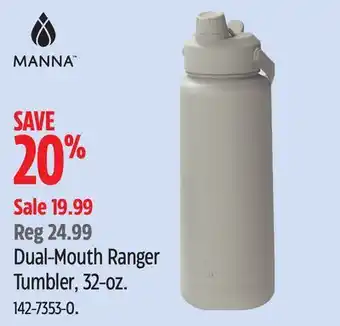 Canadian Tire Manna Dual-Mouth Ranger Tumbler, 32-oz offer