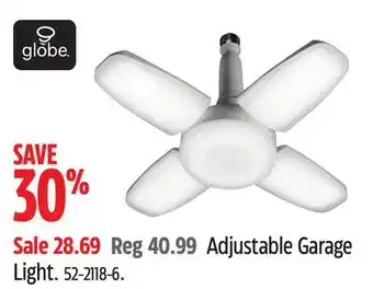 Canadian Tire Globe Adjustable Garage Light offer