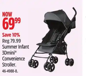 Canadian Tire Summer by Ingenuity Summer Infant 3Dmini Convenience Stroller offer