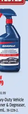 Canadian Tire Simoniz Heavy Duty Vehicle Cleaner & Degreaser offer