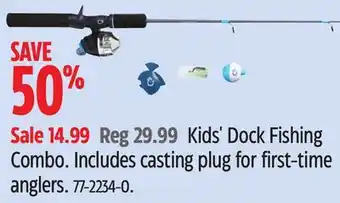 Canadian Tire Kids' Dock Fishing Combo offer
