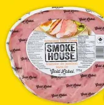 Giant Tiger Gold Label boneless ham steak offer