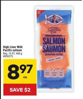 Giant Tiger High Liner Wild Pacific salmon offer