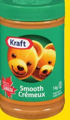 Giant Tiger Kraft peanut butter or hazelnut spread offer