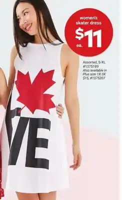 Giant Tiger women's skater dress offer