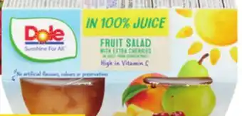 Giant Tiger GoGo Squeez fruit sauce or Dole fruit cups offer